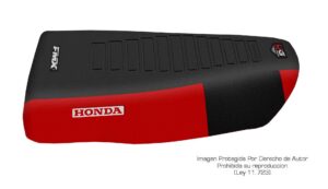 Funda Asiento Honda Cr 480 - 1982 Ultra Grip Fmx Covers - Negro/Rojo
