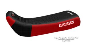 Funda Asiento Honda Xr 100 Ultra Grip Fmx Covers - Negro/Rojo