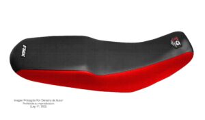 Funda Asiento Zanella Zr 150 Total Grip Fmx Covers - Negro/Rojo