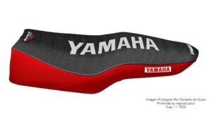 Funda Asiento Yamaha Fz 16 Mod Viejo Series Fmx Covers - Negro/Rojo/Blanco