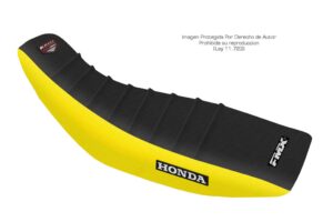 Funda Asiento Honda Xr 250 Tornado Plisada Fmx Covers - Negro/Amarillo
