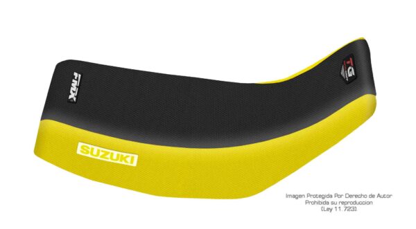 Funda Asiento Suzuki Ds 80 Total Grip Fmx Covers - Negro/Amarillo