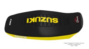Funda Asiento Suzuki En 125 Series Fmx Covers - Negro/Amarillo/Amarillo