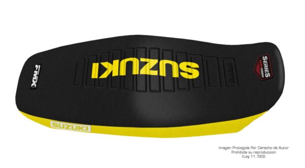 Funda Asiento Suzuki En 125 Series Fmx Covers - Negro/Amarillo/Amarillo