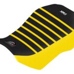 Funda Asiento Suzuki Ltz 400 Rib Fmx Covers - Negro/Amarillo/Amarillo