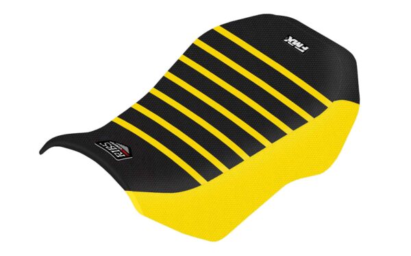 Funda Asiento Suzuki Ltz 400 Rib Fmx Covers - Negro/Amarillo/Amarillo