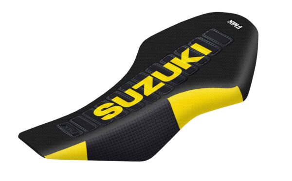 Funda Asiento Suzuki Ltr 450 Ultra Grip Series Fmx Covers - Negro/Amarillo/Amarillo