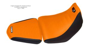 Funda Asiento Corven Triax 250 Touring Total Grip Fmx Covers - Naranja/Negro