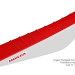 Funda Asiento Honda Crf 450 - 04/08 Plisada Fmx Covers - Rojo/Blanco