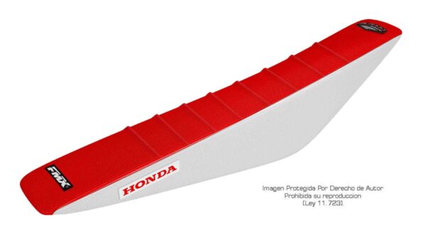 Funda Asiento Honda Crf 450 - 04/08 Plisada Fmx Covers - Rojo/Blanco