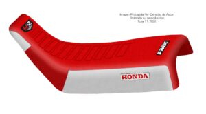 Funda Asiento Honda Xr 650 L Ultra Grip Fmx Covers - Rojo/Blanco