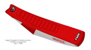 Funda Asiento Honda Crf 250 -10/13 - 450 - 09/12 Ultra Grip Fmx Covers - Rojo/Blanco