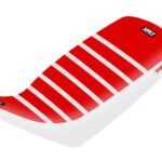 Funda Asiento Yamaha Raptor 660 Rib Fmx Covers - Rojo/Blanco/Blanco