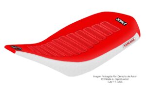 Funda Asiento Yamaha Yfz 450 Hf Fmx Covers - Rojo/Blanco
