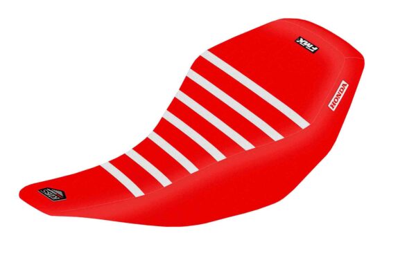Funda Asiento Honda Trx 400 - 08/12 Rib Fmx Covers - Rojo/Rojo/Blanco