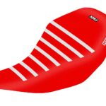 Funda Asiento Honda Trx 400 - 08/12 Rib Fmx Covers - Rojo/Rojo/Blanco