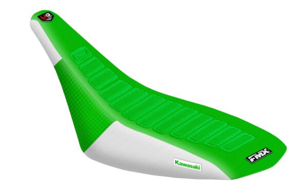 Funda Asiento Kawasaki Kfx 450 Ultra Grip Fmx Covers - Verde/Blanco