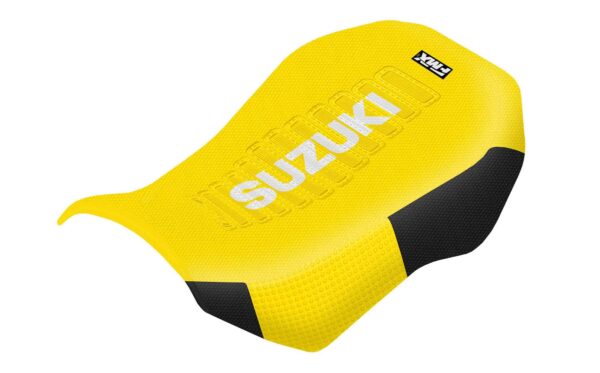 Funda Asiento Suzuki Ltz 400 Ultra Grip Series Fmx Covers - Amarillo/Negro/Blanco