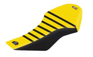 Funda Asiento Suzuki Ltr 450 Rib Fmx Covers - Amarillo/Negro/Negro