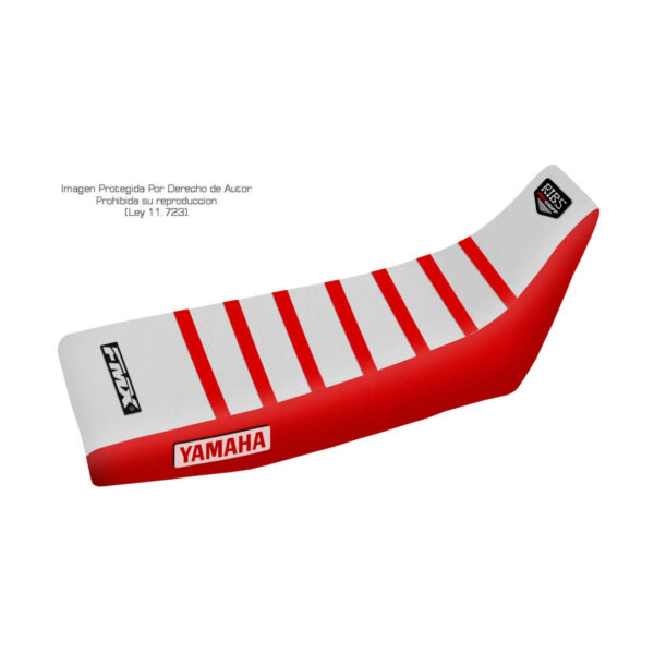 Funda Asiento Yamaha Dt 125/175 Rib Fmx Covers - Blanco/Rojo/Rojo