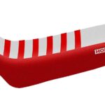 Funda Asiento Honda Xr 250 M Nuevo Rib Fmx - Blanco/Rojo/Rojo