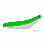 Funda Asiento Kawasaki Kxf 250/450 - 08/16 Plisada Fmx - Verde/Blanco
