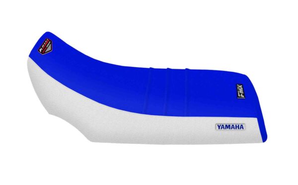 AZUL_BLANCO Funda Asiento Yamaha Banshee Plisada Fmx Covers - Azul/Blanco