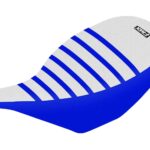 Funda Asiento Yamaha Raptor 125/250 Rib Fmx Covers - Blanco/Azul/Azul