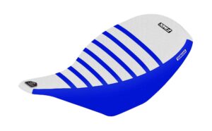 Funda Asiento Yamaha Raptor 125/250 Rib Fmx Covers - Blanco/Azul/Azul