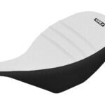Funda Asiento Yamaha Raptor 125/250 Plisada Fmx Covers - Blanco/Negro