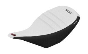 Funda Asiento Yamaha Raptor 125/250 Plisada Fmx Covers - Blanco/Negro
