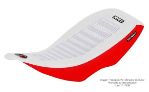 Funda Asiento Honda Trx 300 - 01/06 HF Fmx Covers - Blanco/Rojo