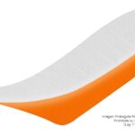 Funda Asiento Ktm 2007/2011 Plisada Fmx Covers - Blanco/Naranja
