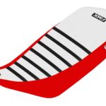Funda Asiento Yamaha Raptor 350 Rib Fmx Covers - Blanco/Rojo/Negro