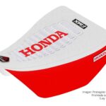 Funda Asiento Honda Trx 200 Series Fmx Covers - Blanco/Rojo/Rojo
