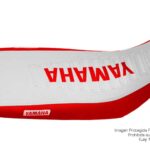 Funda Asiento Yamaha Xt 600 - 90/95 Series Fmx Covers - Blanco/Rojo/Rojo