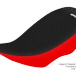 Funda Asiento Honda Trx 300 - 01/06 Total Grip Fmx Covers - Negro/Rojo