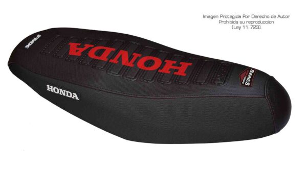 Funda Asiento Honda Biz 100/105 Series Fmx Covers - Negro/Negro/Rojo