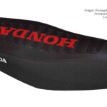 Funda Asiento Honda Biz 100/105 Series Fmx Covers - Negro/Negro/Rojo
