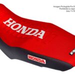 Funda Asiento Honda Storm 125 Series Fmx Covers - Rojo/Negro/Blanco