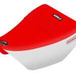Funda Asiento Honda Trx 200 Plisada Fmx Covers - Rojo/Blanco