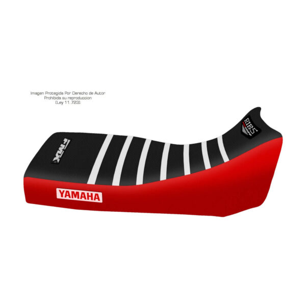 Funda Asiento Yamaha Xt 225 Serow Rib Fmx Covers - Negro/Rojo/Blanco