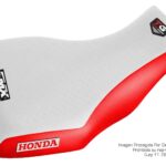 Funda Asiento Honda Trx 420 - 07/14 Total Grip Fmx Covers - Blanco/Rojo