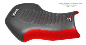 Funda Asiento Suzuki King Quad 450-700-750 05/19 Hf Fmx Covers - Negro/Rojo