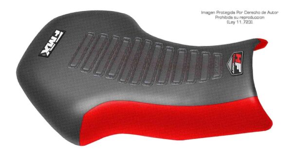 Funda Asiento Suzuki King Quad 450-700-750 05/19 Hf Fmx Covers - Negro/Rojo
