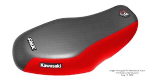 Funda Asiento Kawasaki Brute Force 750 - 05/20 Total Grip Fmx Covers - Negro/Rojo