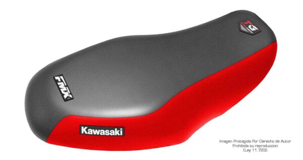 Funda Asiento Kawasaki Brute Force 750 - 05/20 Total Grip Fmx Covers - Negro/Rojo
