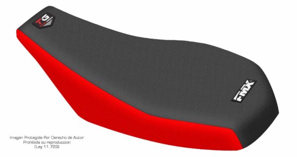 Funda Asiento Can Am Ds 250 Total Grip Fmx Covers - Negro/Rojo