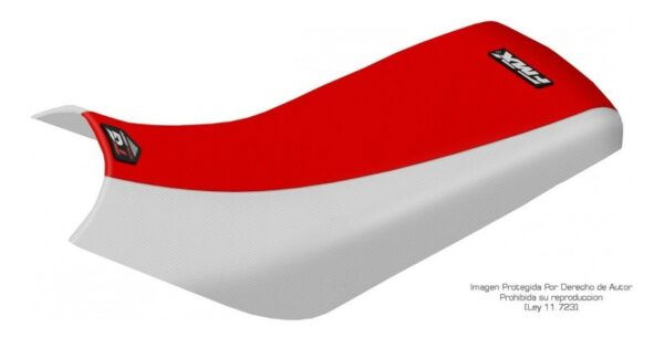 Funda Asiento Kymco 150 - 2007 Total Grip Fmx Covers - Rojo/Blanco