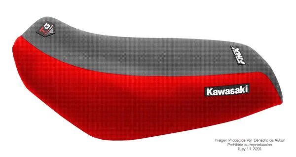 Funda Asiento Kawasaki Brute Force 300 - 13/20 Total Grip Fmx Covers - Negro/Rojo